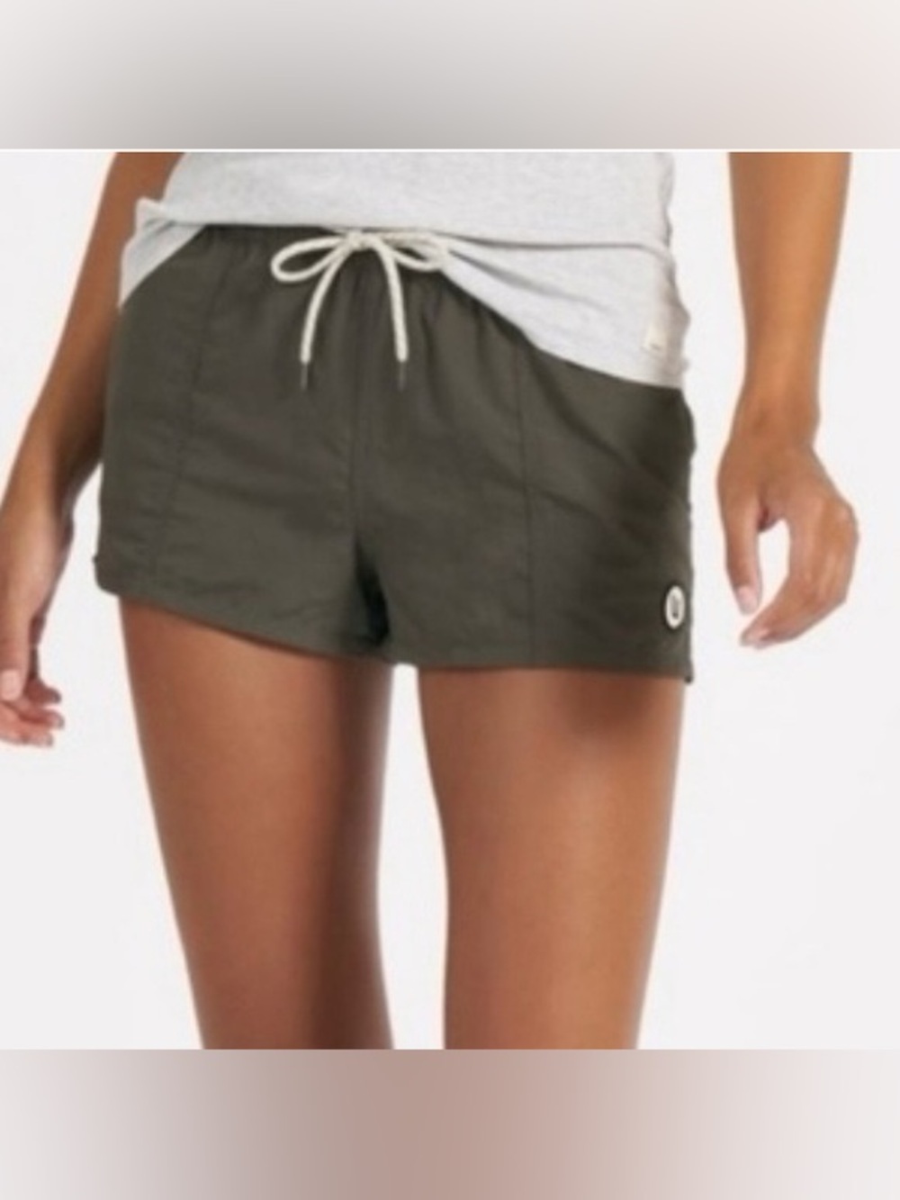 Vuori Women’s Olive Drawstring Shorts